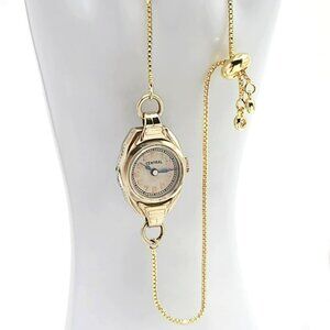 Central Swiss Gold Ladies Wind Up 17-Jewelled Mechanical Vintage Watch